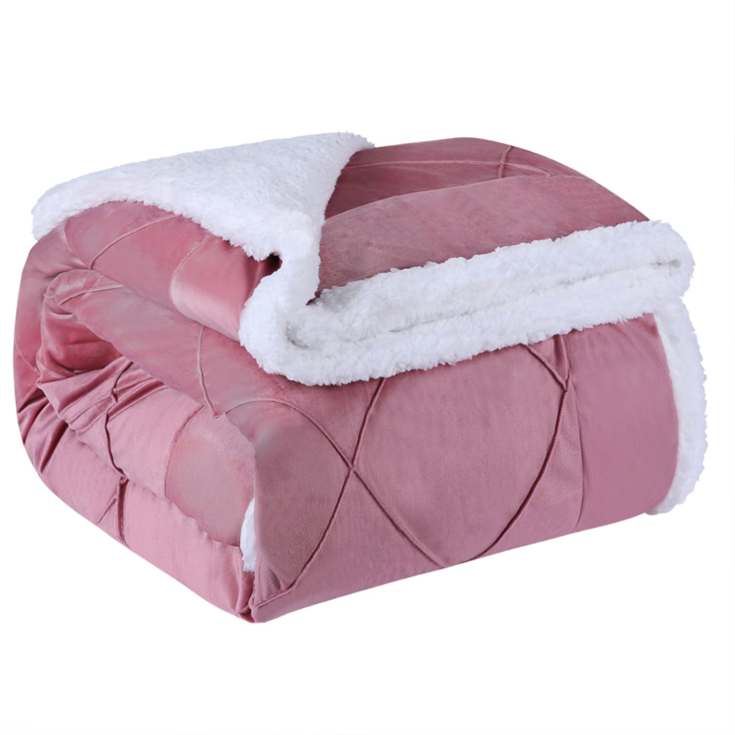Furry Throw Blanket Warm Cashmere Bedspread Winter Bed Covers
