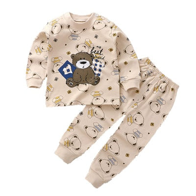 0-2year Baby Girls Boys Clothes Set Winter Christmas Mickey Mouse Set