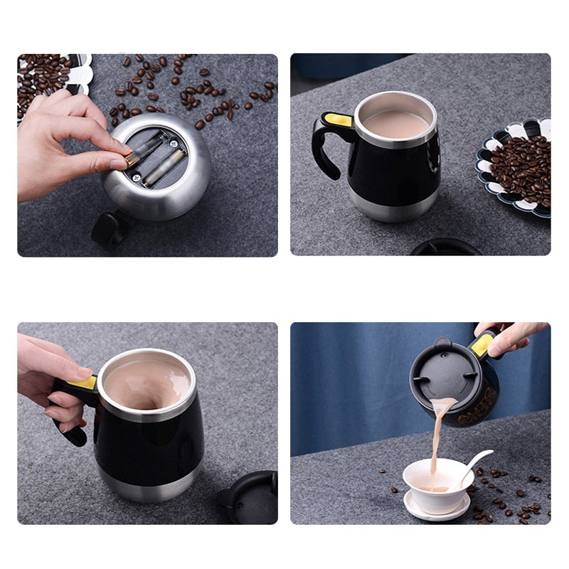 New Automatic Self Stirring Magnetic Mug Creative Stainless Steel Mixer