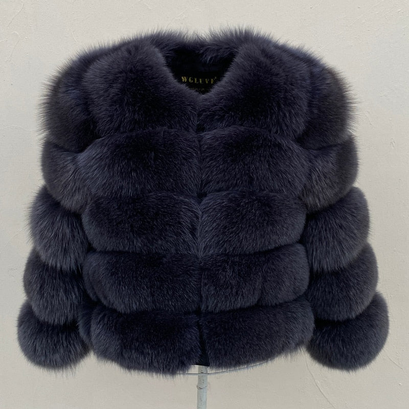 Fashion winter jackets women Warm Coats Natural Faux Fur Coat