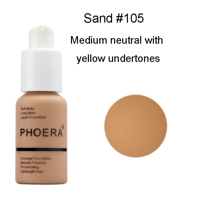 Long Lasting Brighten Liquid Foundation Concealer