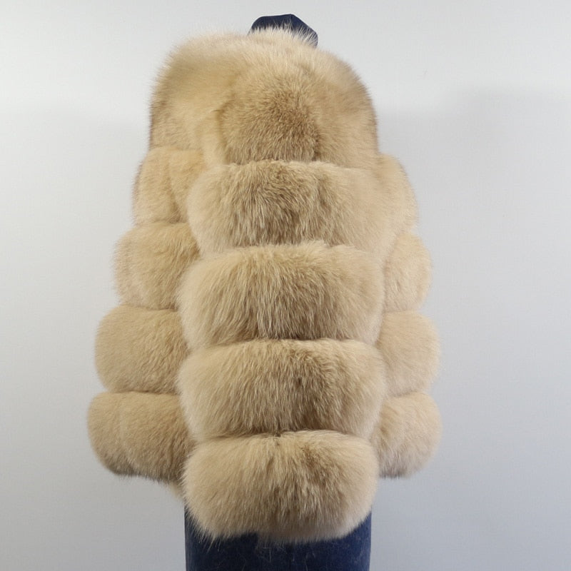 Fashion winter jackets women Warm Coats Natural Faux Fur Coat