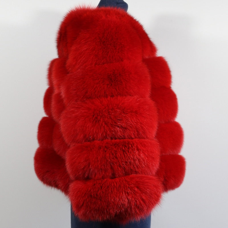 Fashion winter jackets women Warm Coats Natural Faux Fur Coat