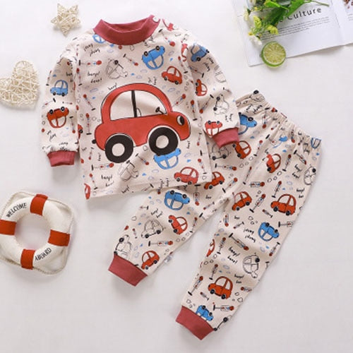0-2year Baby Girls Boys Clothes Set Winter Christmas Mickey Mouse Set