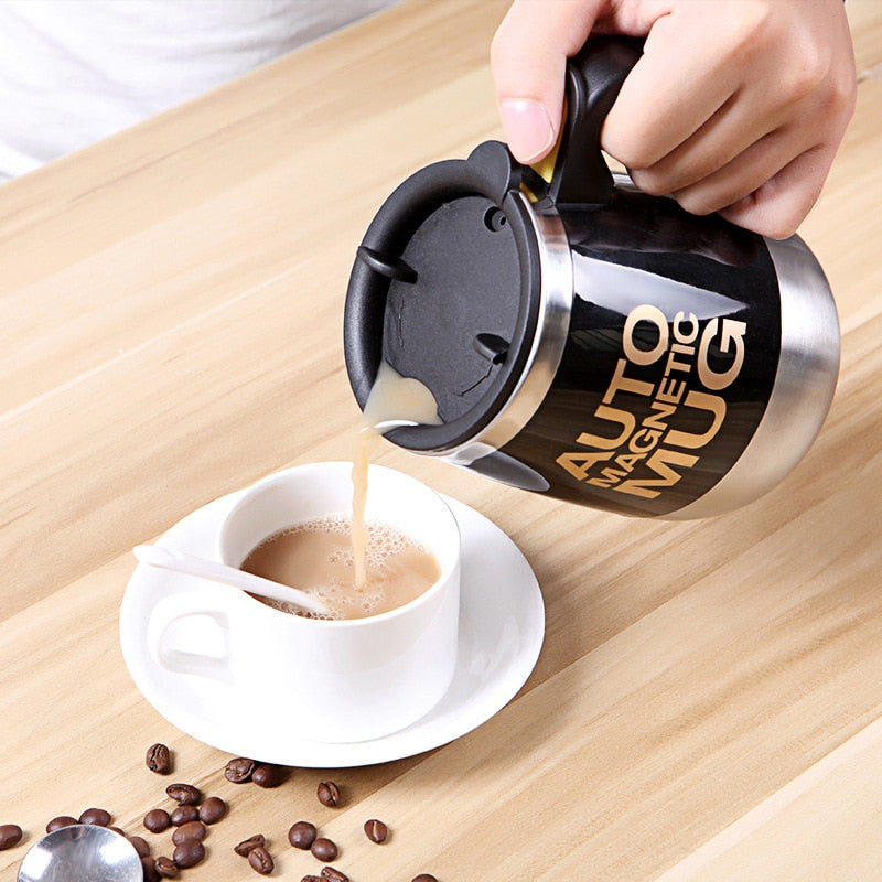 New Automatic Self Stirring Magnetic Mug Creative Stainless Steel Mixer