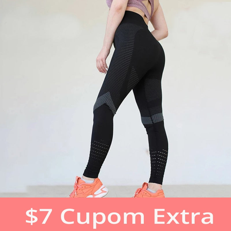 High Waist Fitness Leggings Women Sexy Seamless Printed Workout