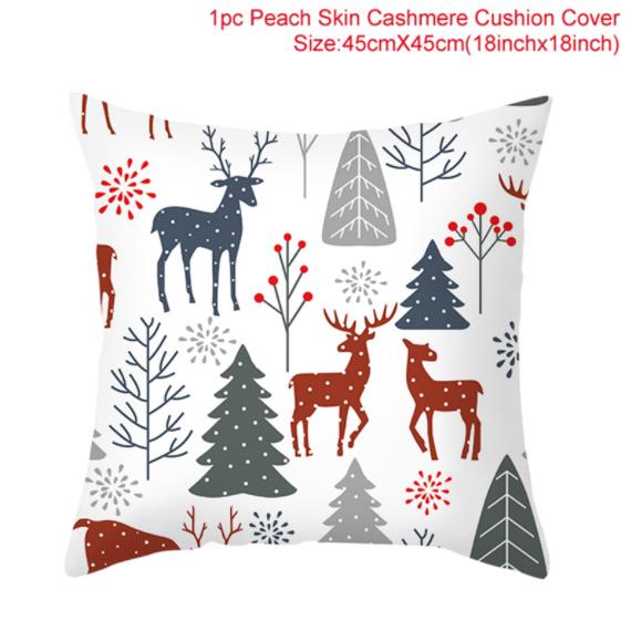45cm Christmas Cushion Pillow Cover Christmas Decorations