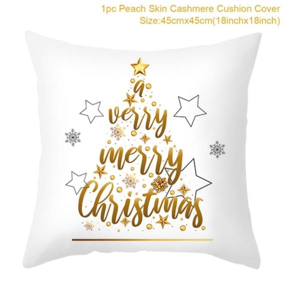 45cm Christmas Cushion Pillow Cover Christmas Decorations