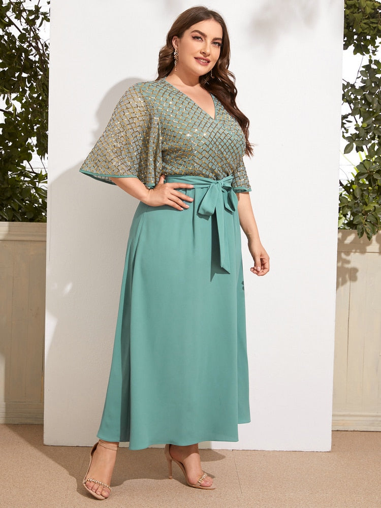TOLEEN Clearance Price Women Plus Size Large Maxi Dresses 2022 Summer Chic Elegant Long Evening Party Wedding Festival Clothing