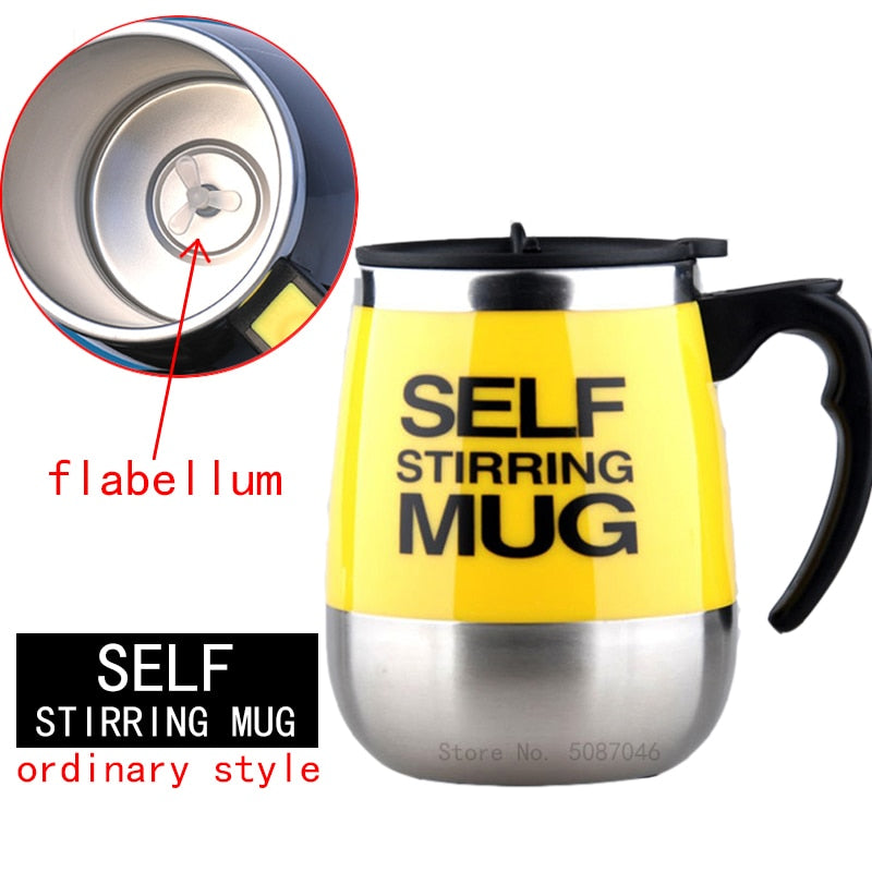 New Automatic Self Stirring Magnetic Mug Creative Stainless Steel Mixer