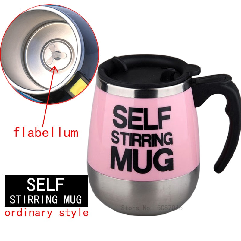 New Automatic Self Stirring Magnetic Mug Creative Stainless Steel Mixer
