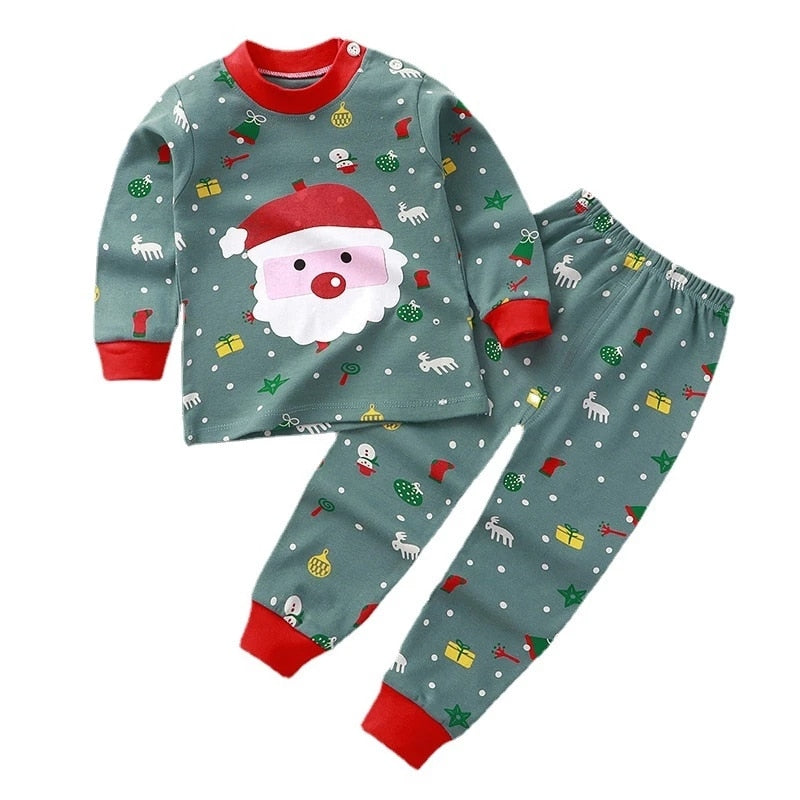 0-2year Baby Girls Boys Clothes Set Winter Christmas Mickey Mouse Set