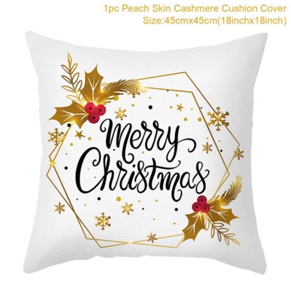 45cm Christmas Cushion Pillow Cover Christmas Decorations