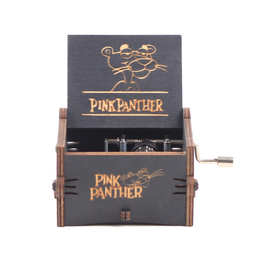 New Wooden Hand Crank Music Box Merry Christmas Music Theme