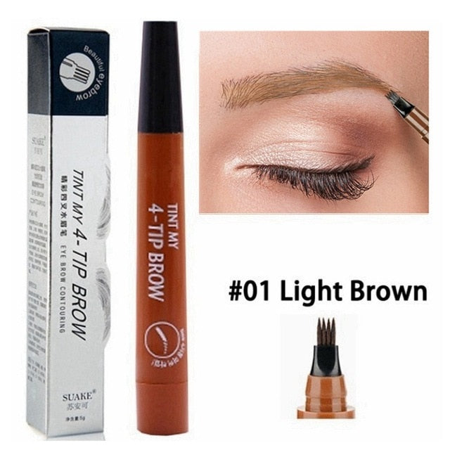 4 Point Waterproof Liquid Eyebrow Pen