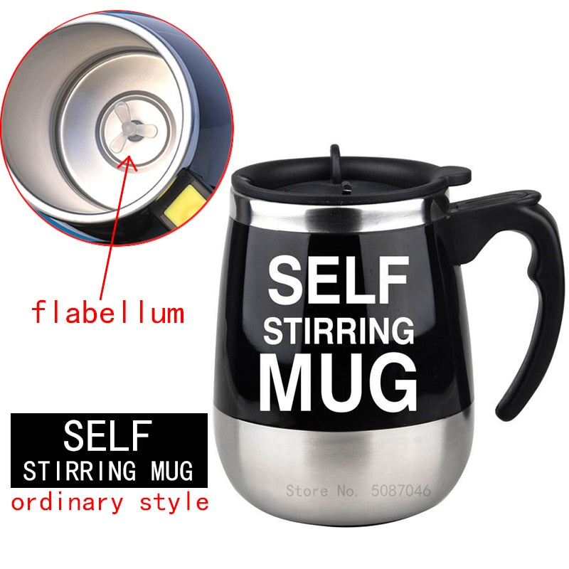 New Automatic Self Stirring Magnetic Mug Creative Stainless Steel Mixer