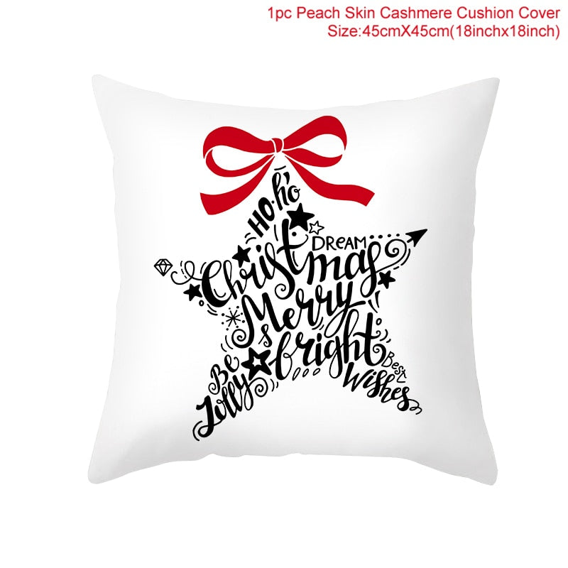 45cm Christmas Cushion Pillow Cover Christmas Decorations
