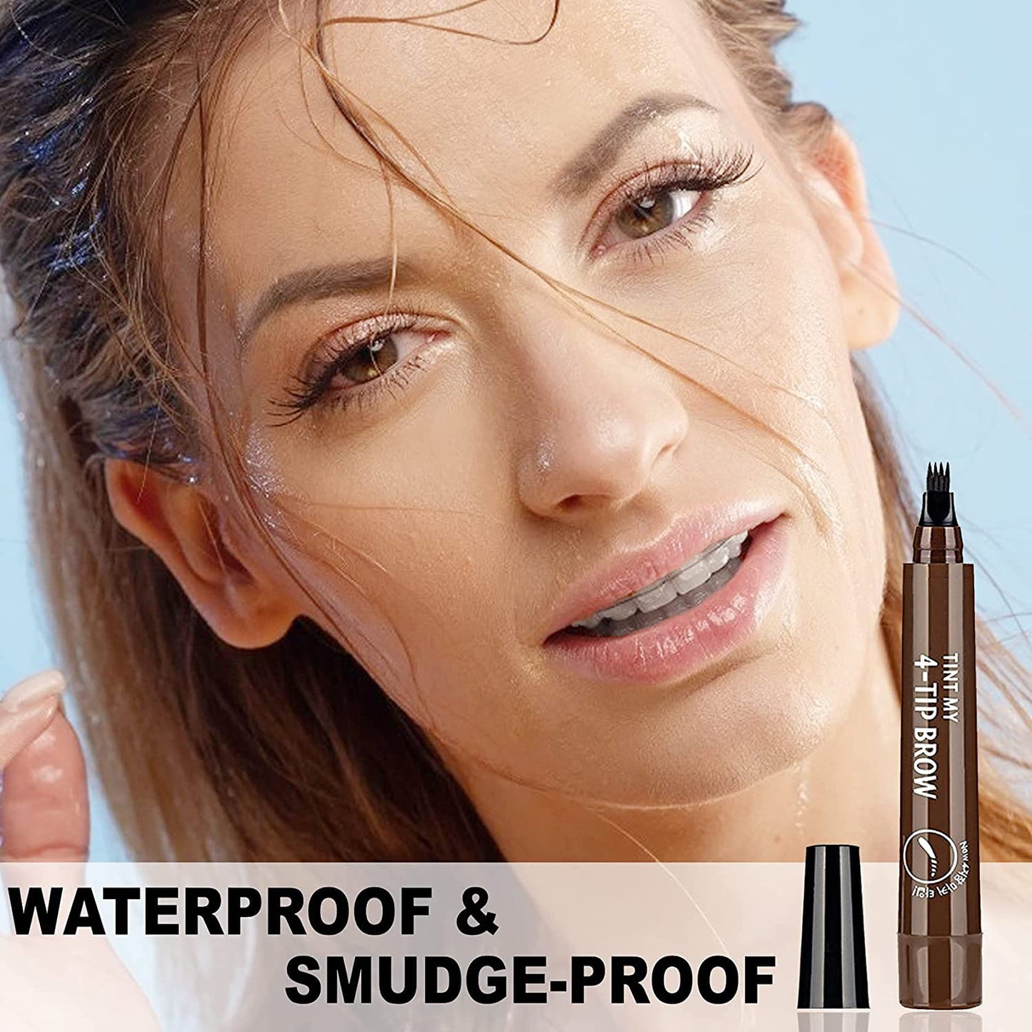 4 Point Waterproof Liquid Eyebrow Pen