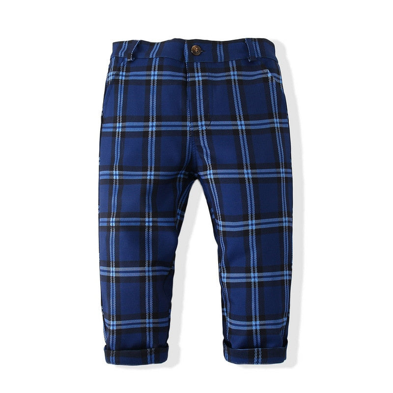 Kids Boy Gentleman Clothing Set Shirt+Waistcoat+Pants