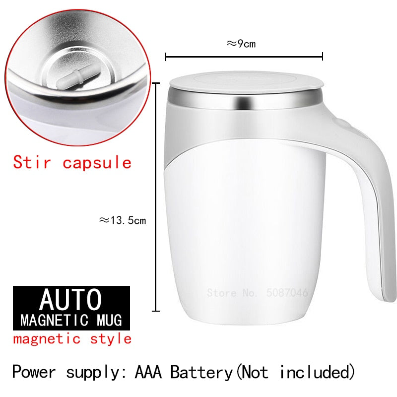New Automatic Self Stirring Magnetic Mug Creative Stainless Steel Mixer