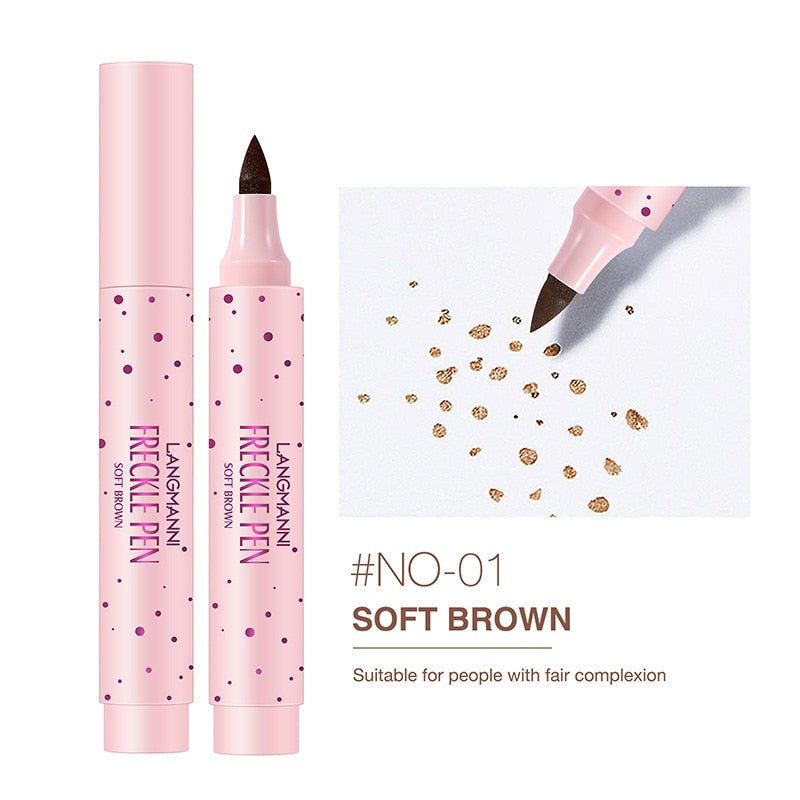 1PC Brown Lifelike Freckle Pen Concealer Dot Spot Waterproof