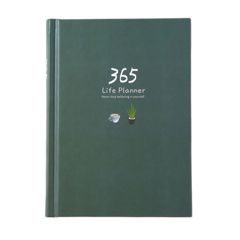 365 Planner Agenda Notebook Colorful Inner PageYearly Daily Plan