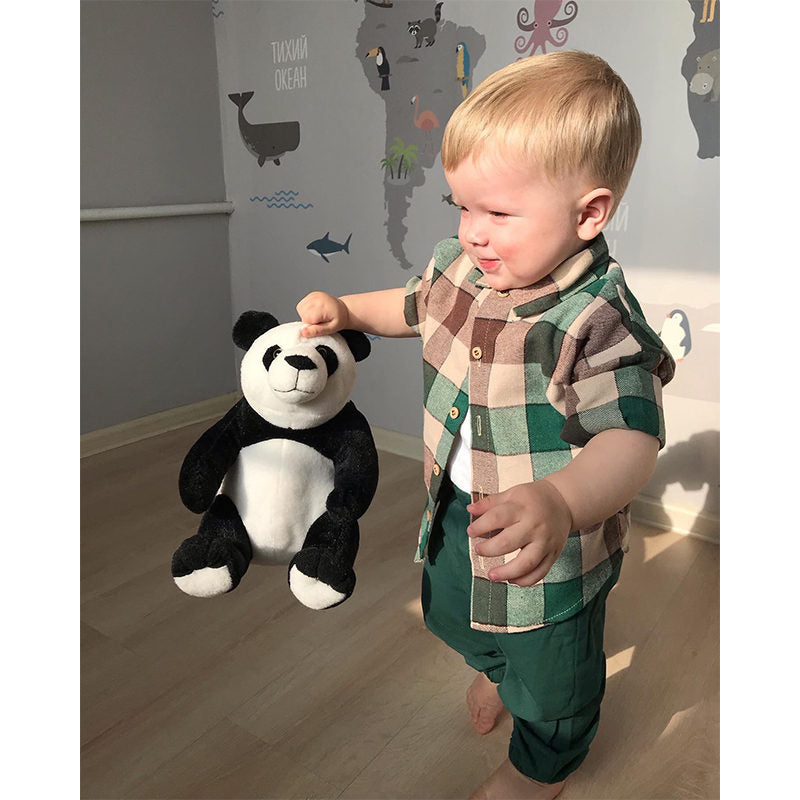 2 Pcs Autumn Cotton Toddler Boy Children Clothing Sets