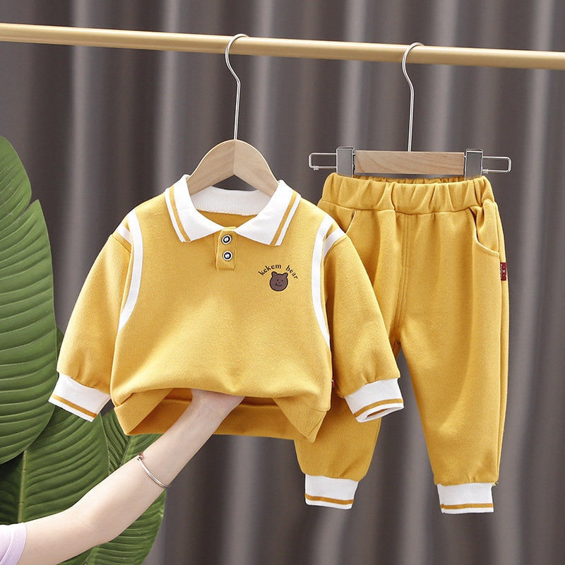 Toddler Kid Boy Clothing Autumn Tracksuit Set