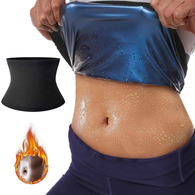 Sauna Waist Trimmer Belly Wrap Workout Sport Sweat Band Shaper