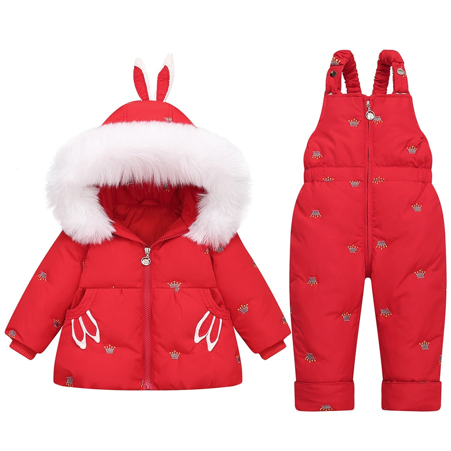 Winter Clothing Set Baby Boy Girl Clothes Warm Jacket Coat