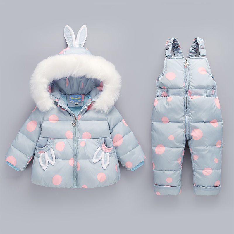 Winter Clothing Set Baby Boy Girl Clothes Warm Jacket Coat