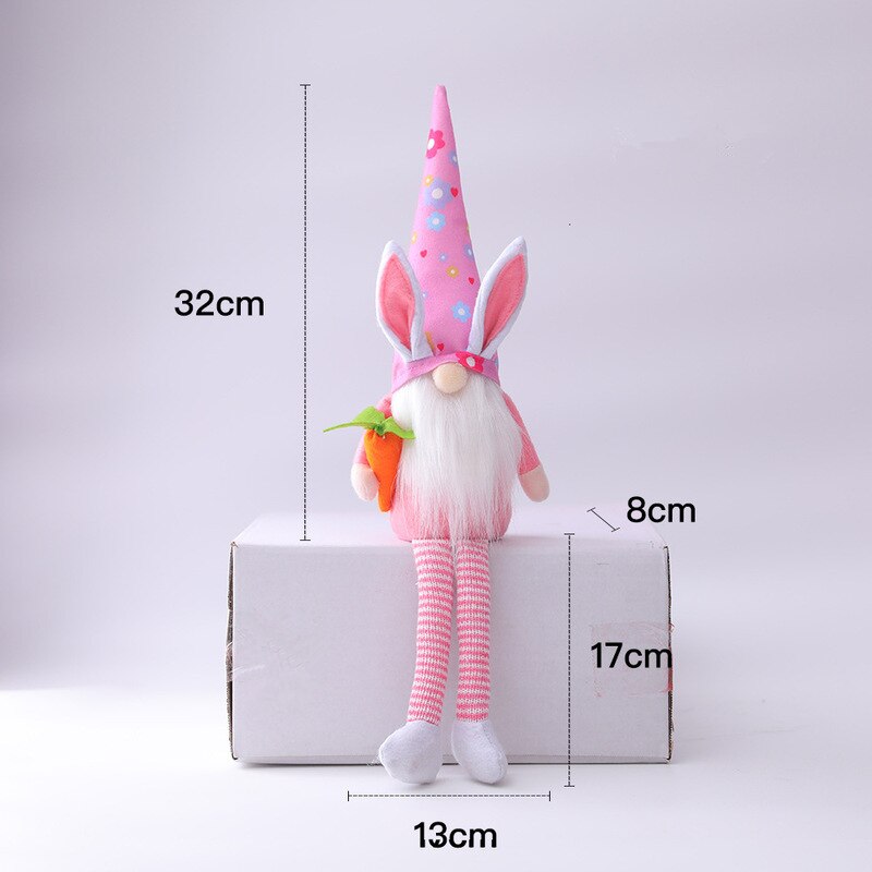 New Easter Faceless Gnome Spring Hanging Bunny Kids Gifts Decor 2023