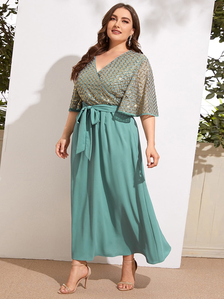 TOLEEN Clearance Price Women Plus Size Large Maxi Dresses 2022 Summer Chic Elegant Long Evening Party Wedding Festival Clothing
