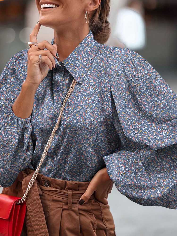 Fashion Tunics Women White Shirts Polka Dot Elegant Blouses