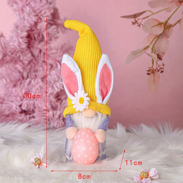 New Easter Faceless Gnome Spring Hanging Bunny Kids Gifts Decor 2023