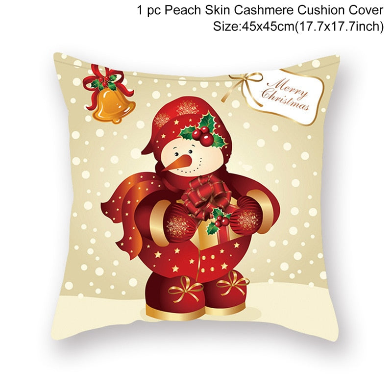 45cm Christmas Cushion Pillow Cover Christmas Decorations