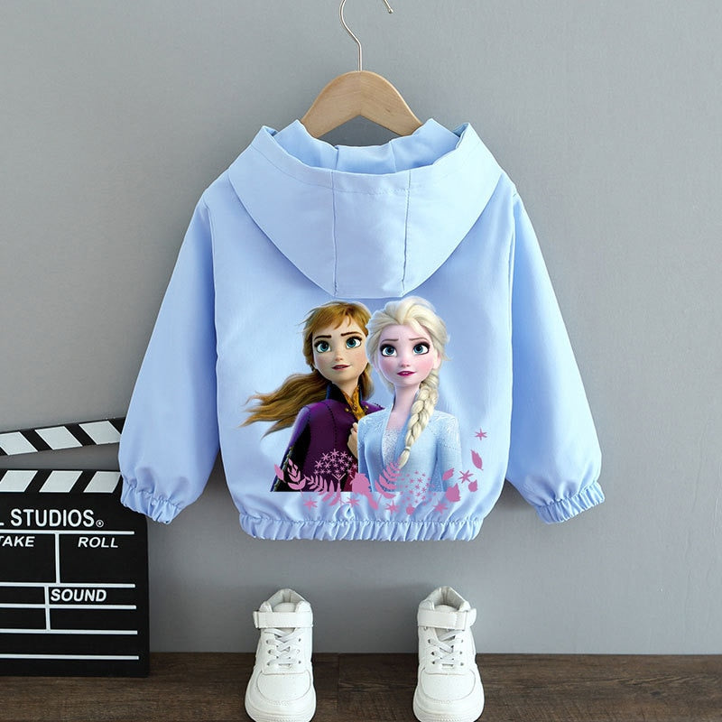 Autumn Girl Cartoon Jacket Minnie Mickey Mouse Frozen