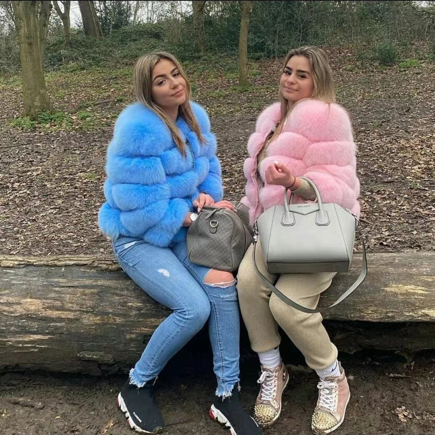 Fashion winter jackets women Warm Coats Natural Faux Fur Coat