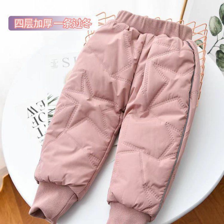 New Baby Boys Clothing Warm Cashmere Jeans Pants