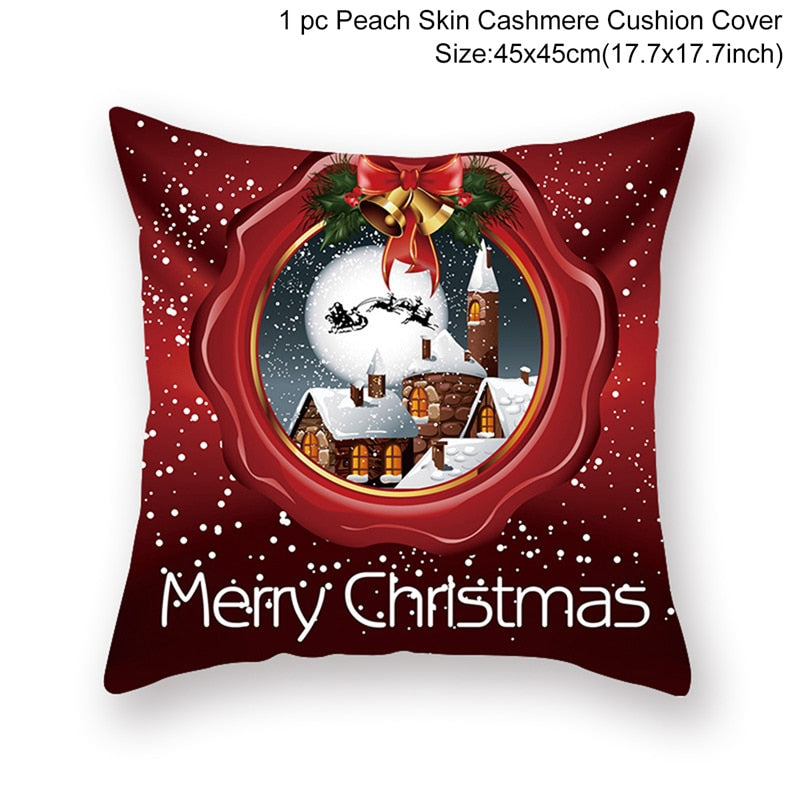 45cm Christmas Cushion Pillow Cover Christmas Decorations