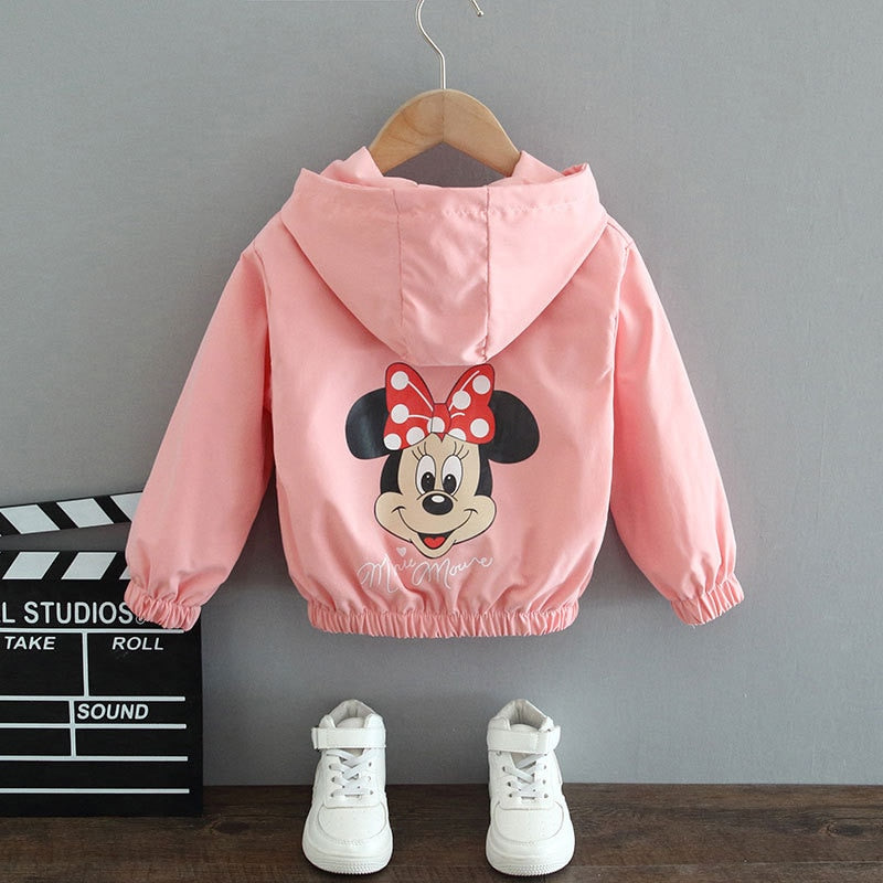 Autumn Girl Cartoon Jacket Minnie Mickey Mouse Frozen