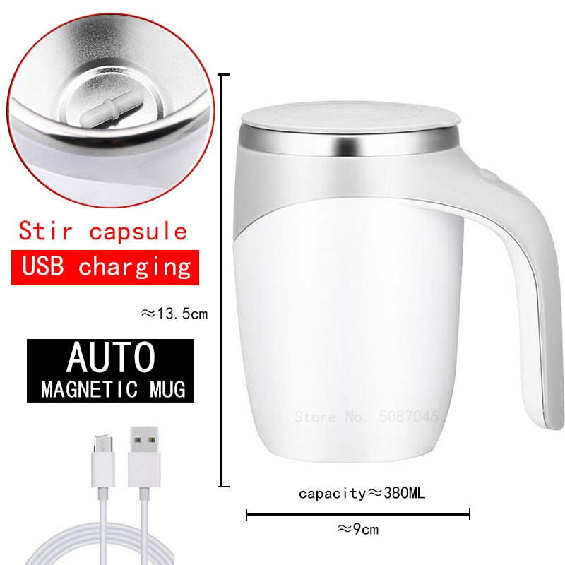 New Automatic Self Stirring Magnetic Mug Creative Stainless Steel Mixer