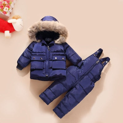 Winter Clothing Set Baby Boy Girl Clothes Warm Jacket Coat