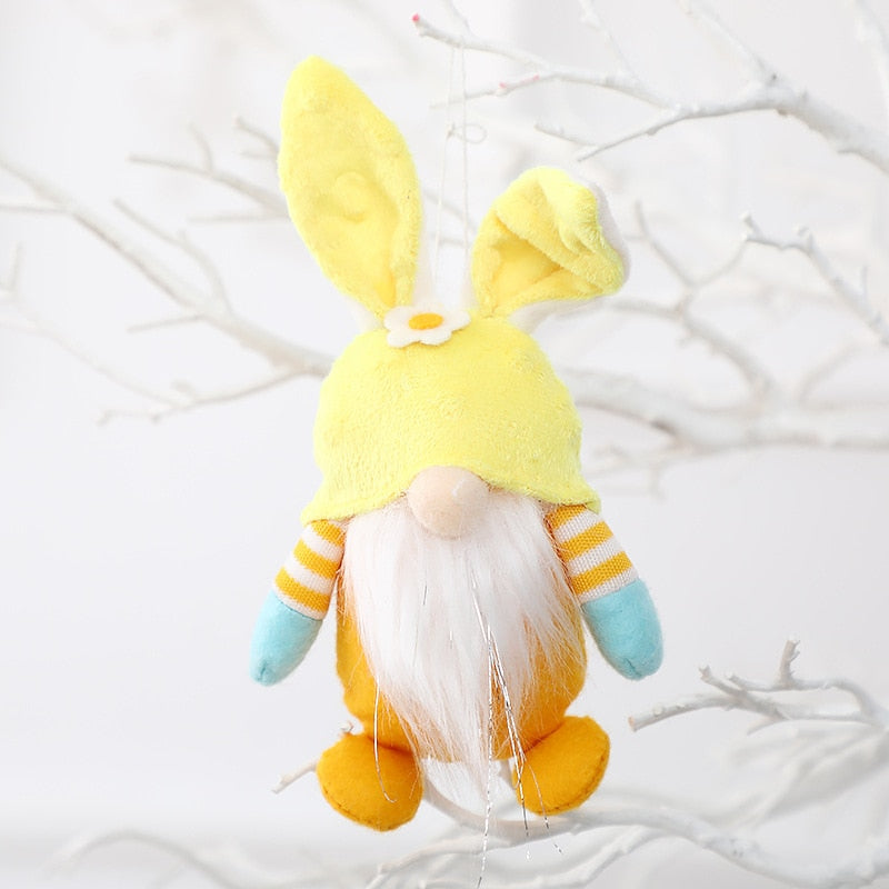 New Easter Faceless Gnome Spring Hanging Bunny Kids Gifts Decor 2023