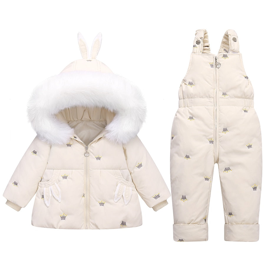 Winter Clothing Set Baby Boy Girl Clothes Warm Jacket Coat