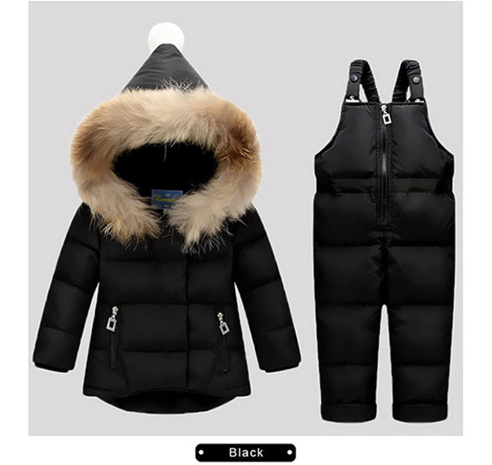 Winter Clothing Set Baby Boy Girl Clothes Warm Jacket Coat