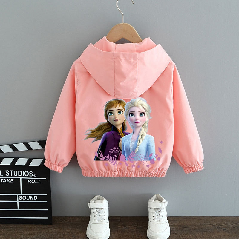 Autumn Girl Cartoon Jacket Minnie Mickey Mouse Frozen