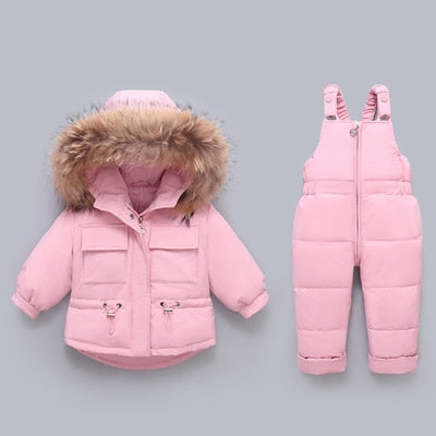 Winter Clothing Set Baby Boy Girl Clothes Warm Jacket Coat