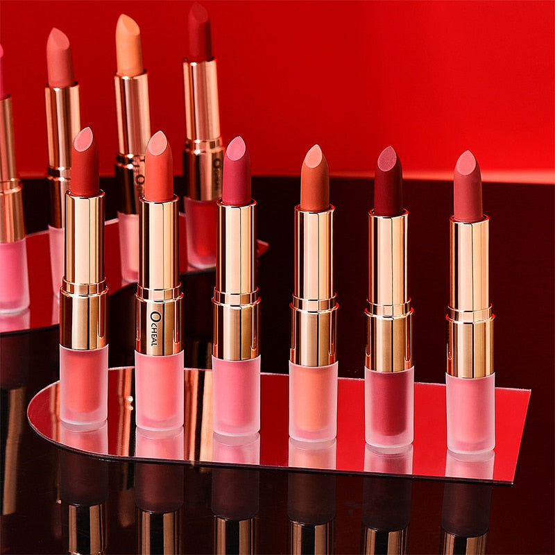 Dual Head 12 Colors Lip Gloss Long Lasting Moisture Lipstick