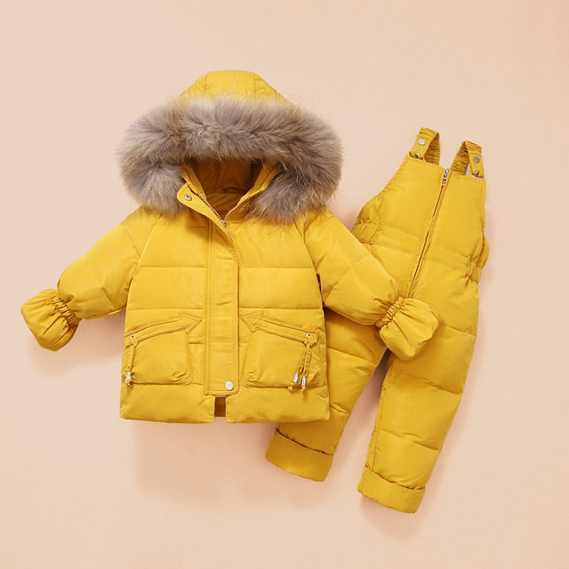Winter Clothing Set Baby Boy Girl Clothes Warm Jacket Coat